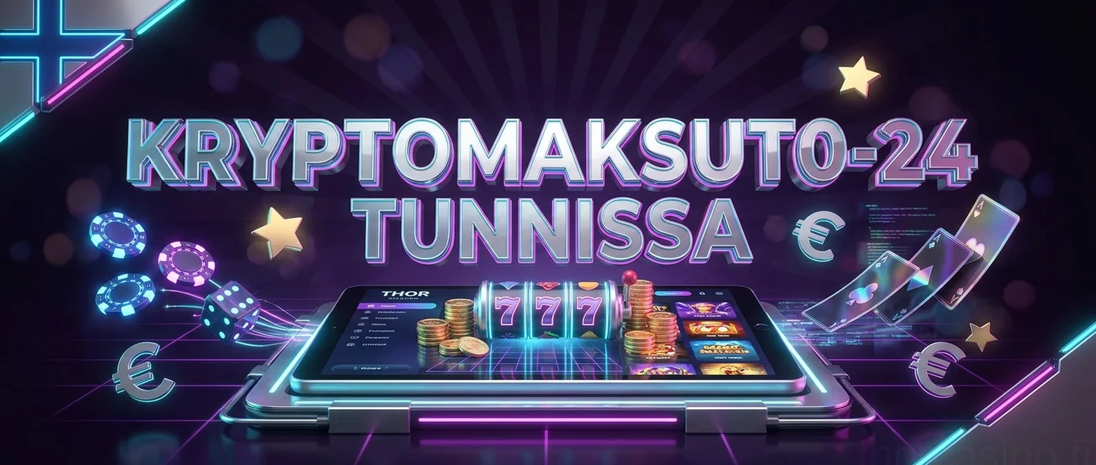 KRYPTOMAKSUT0-24 TUNNISSA